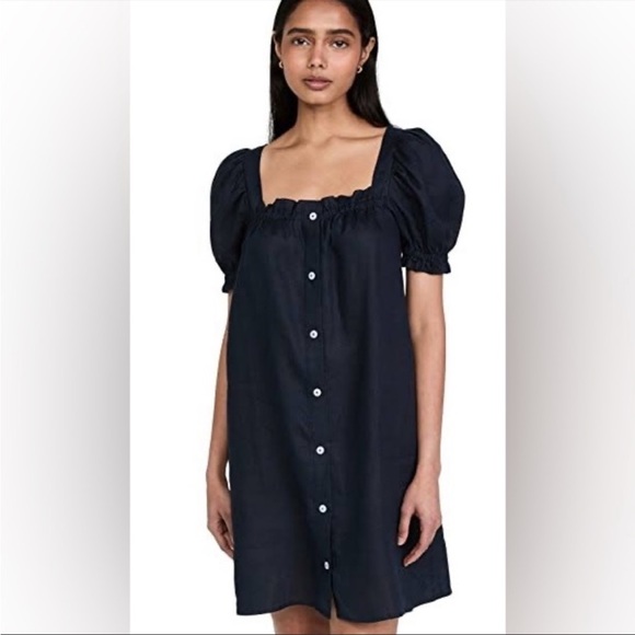 Sleeper Dresses & Skirts - Sleeper navy Brigitte mini dress